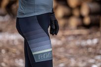 Spodnie rowerowe Rogelli HERO II z żelową wkładką, czarno-zielone - 10