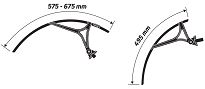 Zestaw błotników Zefal Shield G50 Set - gravel - 15