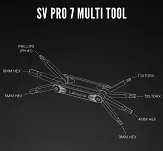 Kluczyk podręczny LEZYNE - SV PRO 7 - 4