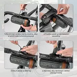 Torebka w koszyk na bidon, ramę lub na kierownicę Rockbros B126 - 6