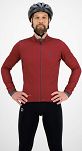 Ocieplana bluza rowerowa Rogelli ESSENTIAL DWR, czerwona roz. M - 4