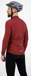 Ocieplana bluza rowerowa Rogelli ESSENTIAL DWR, czerwona roz. M - 5