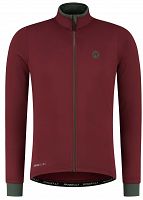 Ocieplana bluza rowerowa Rogelli ESSENTIAL DWR, czerwona roz. M