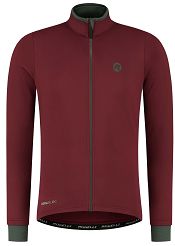 Ocieplana bluza rowerowa Rogelli ESSENTIAL DWR, czerwona roz. M