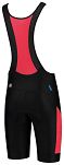 Spodenki na rower Rogelli TYRO, czarno-czerwone rozm M i 2XL - 2
