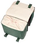 Torby boczne Basil Flair - double bicycle bag / 35L / green - 5