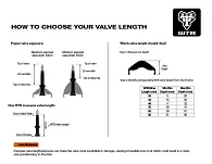 Zaworek WTB Max-Flow Tubeless Valves - 44, 55, 65 mm - 14