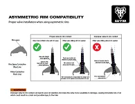 Zaworek WTB Max-Flow Tubeless Valves - 44, 55, 65 mm - 15