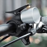 Dzwonek rowerowy aluminiowy Rockbros 2022-1B - srebrny - 2