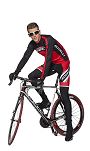  Rogelli ANCONA - spodnie rowerowe - 002.420 black/red/white roz. S - 4