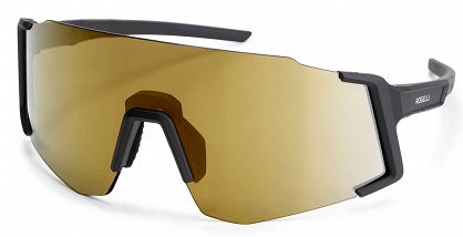 Rogelli SABRE + złote - przeciowsłoneczne okulary sportowe