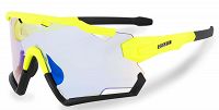 Rogelli SWITCH fluor - okulary sportowe z wymiennymi szkłami i zdjemowalnymi ramkami