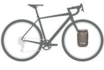 Torba na widelec Ortlieb bike packing  Fork-Pack - Dark Sand 4,1L - 6