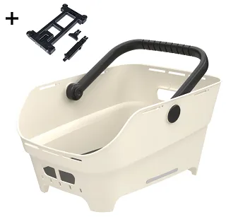 Kosz tylny Basil Cento Neo MIK - 21L - off-white