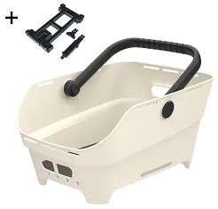 Kosz tylny Basil Cento Neo MIK - 21L - off-white