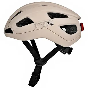 Uniwersalny kask rowerowy Prox Magneto Led - jasny beż