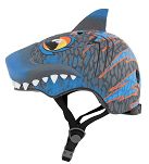 Kask dziecięcy juniorski rekin - RASKULLZ SIR CHOMPZ blue (50-54 cm) - 2