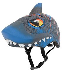 Kask dziecięcy juniorski rekin - RASKULLZ SIR CHOMPZ blue (50-54 cm)