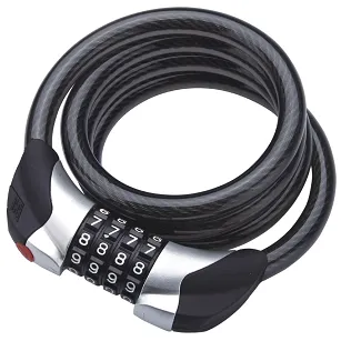 Linka spiralna Spencer na szyfr z podświetleniem LED - 12x1800mm