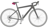 Torba podsiodłowa Ortlieb Micro-Bag 0,5 L - Cyber pink - 7