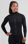 Ciepła damska bluza rowerowa Rogelli ESSENTIAL DWR - czarna - 3