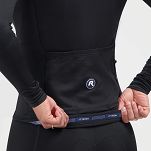 Ciepła damska bluza rowerowa Rogelli ESSENTIAL DWR - czarna - 6