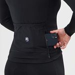 Ciepła damska bluza rowerowa Rogelli ESSENTIAL DWR - czarna - 7