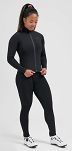 Ciepła damska bluza rowerowa Rogelli ESSENTIAL DWR - czarna - 8