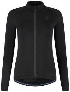 Ciepła damska bluza rowerowa Rogelli ESSENTIAL DWR - czarna