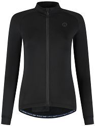 Ciepła damska bluza rowerowa Rogelli ESSENTIAL DWR - czarna