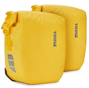 Komplet średnich sakw Thule Shield Pannier 2x 13L - 26L Para, 2 sztuki, zółty