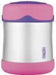 Thermos Foogo - niemowlęcy termos na napoje (stopień 1,2,3) + termos niemowlęcy na jedzenie - różowy - 7