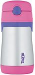 Thermos Foogo - niemowlęcy termos na napoje (stopień 1,2,3) + termos niemowlęcy na jedzenie - różowy - 2
