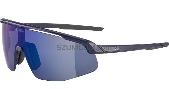 Alpina okulary TURBO PRO Q-lite - Miracle-blue, szkło q-lite Grey blue S3