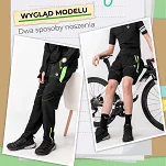 Spodnie rowerowe Rockbros YPK049 3w1 z odpinanymi nogawkami i szortami z wkładką - 2
