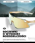 Okulary Rockbros SP318 HD - golden/transparent brown - 4