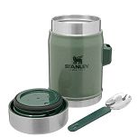 Termos obiadowy ze sztućcem Stanley CLASSIC - 0,4L - Zielony - 4