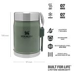 Termos obiadowy ze sztućcem Stanley CLASSIC - 0,4L - Zielony - 2