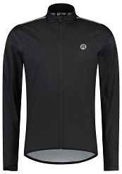 Lekka rowerowa kurtka przeciwdeszczowa z podklejanymi szwami Rogelli CORE 2.0, czarna