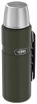 Oryginalny termos Thermos King 1,2 L z uchwytem - zieleń wojskowa - 2