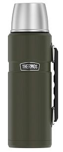 Oryginalny termos Thermos King 1,2 L z uchwytem - zieleń wojskowa