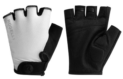 Damskie rękawiczki rowerowe Rogelli CORE białe