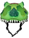 Kask dziecięcy juniorski RASKULLZ  T-REX AWESOME green (50-54 cm) - 3