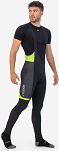 Spodnie rowerowe Rogelli FUSE 2.0 z żelową wkładką rowerową, czarno-odblaskowo żółte roz. M i L - 3