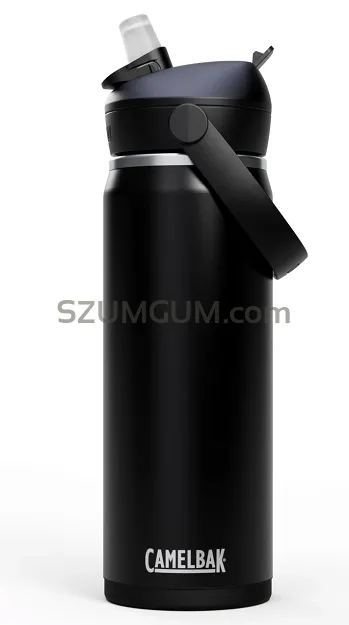 Butelka termiczna Camelbak Thrive Flip Straw Insulated SST 590 ml / 20 oz - black