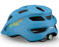 Kask młodzieżowy MET Crackerjack - Cyan - 2