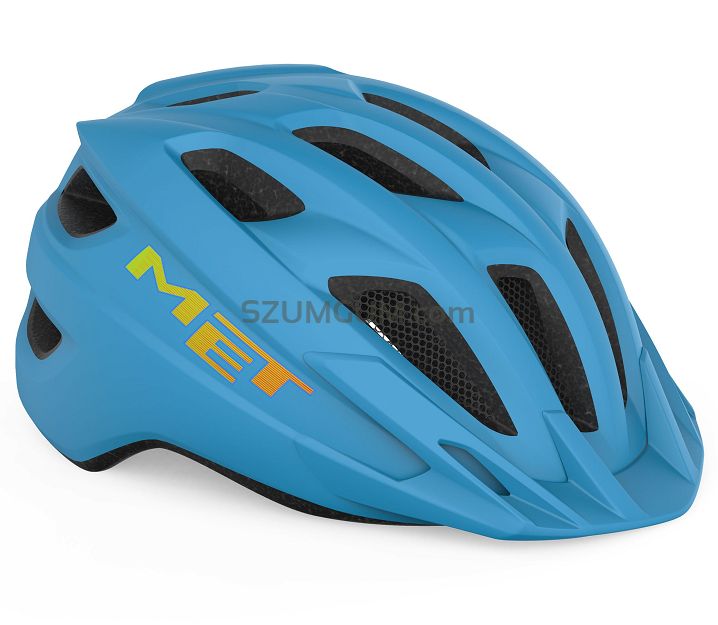 Kask młodzieżowy MET Crackerjack - Cyan