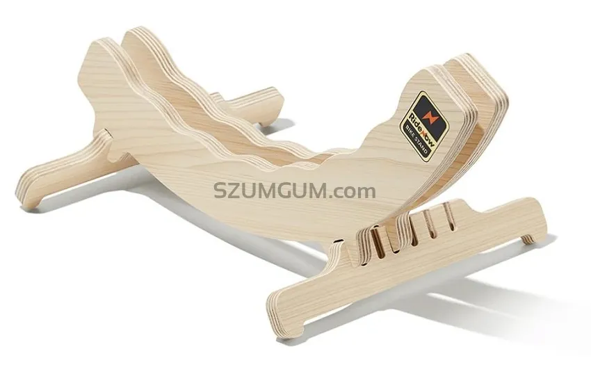 Drewniany stojak na rower RideNow Bike Stand - naturalne drewno