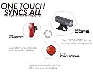 Lampa tylna CatEye TL-NW100K SYNC KINETIC - 8