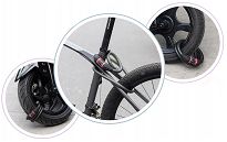 Zapięcie rowerowe Rockbros RKS507-1BK na szyfr 1,8m - 4